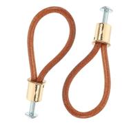 Lurrose Tiradores de Cuerda para Armarios 2 Piezas, Asas de Cuero para Cajones y Puertas, Estilo Europeo Moderno, Adecuados para Muebles de Salón y Decoración Interior