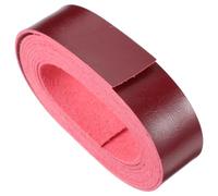 Lurrose Tiras de Cuero Pu para Manualidades Tira de Cuero para Arte de Bricolaje 1 Rollo Lisas para Bolsos para Entusiastas del DIY