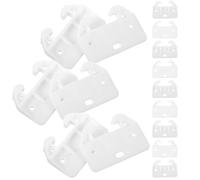 Lurrose Tope de Cajón Plástico Grande en Forma de Cangrejo 15 Piezas 58x41x16 Mm para Reparación y Guías de Cajones de Armario, Accesorio Resistente para Correderas y Prevención de Salida