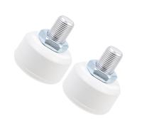 Lurrose Topes de Goma para Punteras de Patines de Cuatro Ruedas y Patines en Línea, Frenos de Goma de Alta Elasticidad para Patinaje en Pista Cubierta Aire Libre, Set de 2 Piezas Redondas