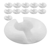 Lurrose Topes para Cadena Clara de Persianas Enrollables 12 Unidades de Plástico Transparente Accesorios para Cortinas de Ventana Tope de Engarce para Control Preciso y Duradero