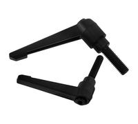 Lurrose Tornillo de Manillar Ajustable Metálico M10*32 y M8*35 para Bicicleta Estática Interior Pomo Ergonómico, Juego de 2 Piezas para Ajuste y Bloqueo Seguro en Ciclismo Indoor