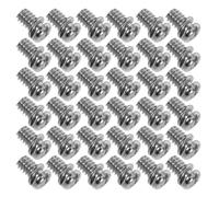 Lurrose Tornillos 50 Piezas de Acero al Carbono Instalación Segura y Rápida para Aspas de Ventilador de Techo 1/4-20x3/8 para Uso en Hogar o Negocio