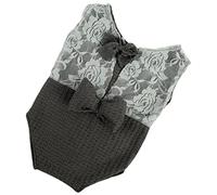Lurrose Traje De Fotografía para Recién Nacido Lazo De Encaje Manta De Accesorios De Fotografía para Sesión De Fotos