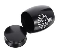 Lurrose Urna Conmemorativa para Mascotas de Acero Inoxidable Negra Caja para Cenizas de Cremación Fina Ataúd Cinerario Resistente y Ligera para Almacenamiento de Huesos y Pelo de Gato y