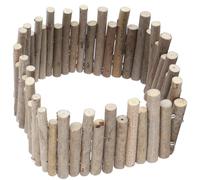 Lurrose Valla de Madera Natural para Hamsters y Pequeños Animales, Juguete Mordedor Resistente Que Conserva Olor Original, Adecuado para Decorar Escritorio