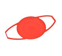 Lurrose Vaporera de Silicona Plegable para Alimentos Cesta Vaporera Grande Retráctil Roja Utensilio de Cocina para Verduras y Mariscos Apta para Hogar y Restaurante 1 Unidad