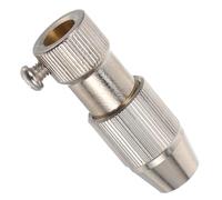 Lurrose Varilla Agitadora de Acero Inoxidable con Abrazaderas de Cobre, Diseño de 3 Palas, Plata, para Líquidos y Soluciones, Uso en Laboratorio, Compatible con Mezcladores y Reutilizable