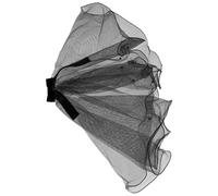 Lurrose Velo para Perro Negro de Gasa Lazo y Horquilla Tocado Nupcial para Mascota Fiestas y Sesiones de Fotos Accesorio de Boda Cómodo y Ligero para Cachorro