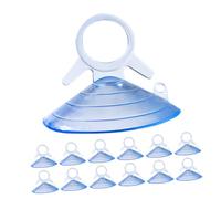 Lurrose Ventosas Transparentes de PVC Tipo de Milano 45 CM para Parasol de Parabrisas Paquete de 100 Unidades Ventosas para Viseras y Cristales de Coche Aptas para Ventanas y Puertas