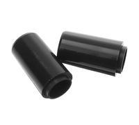 Lurrose Virolas de Eje de Hierro en Plástico Negro 2 Unidades para Reemplazo de Mangas en Palos de Golf Protección Mejorada para Uso en Campo