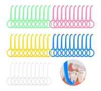 LURVOUS 50 Piezas Herramienta de Eliminación de Alineadores, Extractor de Brackets Ortodoncia Removedor de Ortodoncia Invisibles, Removedor de Alineadores Retirada del Retenedor Dental (5 Colors)