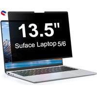LUSA DESIGN Filtro de privacidad magnético para ordenador portátil Microsoft Surface 5/6 de 13,5 pulgadas, desmontable, antideslumbramiento, luz azul de 13,5 pulgadas, protector de privacidad