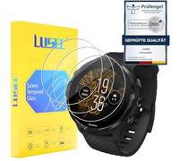 LUSEE 3 Piezas Protector de Pantalla compatible con Suunto 7, Suunto 9 Baro y Suunto D5 Cristal Vidrio Templado, Dureza 9H, Alta Definición, Resistente a los arañazos, Anti-Huellas Protector Pantalla
