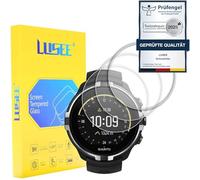 LUSEE 3 Piezas Protector de Pantalla Compatible con Suunto 9 y Suunto Spartan Sport Wrist HR Baro Cristal Vidrio Templado [Alta Definición] Resistente a los arañazos/Anti-Huellas Protector Pantalla