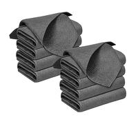 LUSEE Paños de Limpieza Magico 30x30cm, 10 Piezas Paños de Microfibras Bayetas de Microfibras Reutilizables para Limpiar Cristal Espejos Coches Baño Cocinas