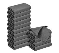 LUSEE Paños de Limpieza Magico 30x30cm, 15 Piezas Paños de Microfibras Bayetas de Microfibras Reutilizables para Limpiar Cristal Espejos Coches Baño Cocinas