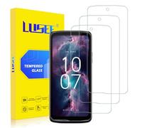 LUSEE Protector de Pantalla compatible con Crosscall Stellar X5 Cristal Vidrio Templado, 3 Piezas [Dureza 9H] [Resistente a los arañazos 2.5D Borde Curvo Protector Pantalla