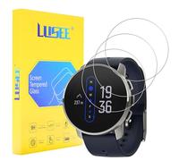 LUSEE Protector de Pantalla para Suunto 9 Peak Cristal Vidrio Templado, 3 Piezas [Dureza 9H] [Alta Definición] [Resistente a los arañazos] Protector Pantalla para Suunto 9 Peak