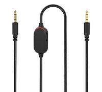 Lusgawer AW920H - Cable de auriculares desmontable para juegos compatible con Alienware AW720H AW310H AW510H 988 Alienware Dell Gaming Headset, cable trenzado de nailon con interruptor de silencio en