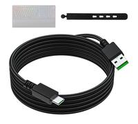 Lusgawer Cable de carga de datos USB tipo C compatible con Razer BlackWidow V3 Pro/Deathstalker V2 Pro/Ducky One 2 Mini cargador de teclado, Wolverine V2 Chroma Wired Gaming Pro Cable de carga