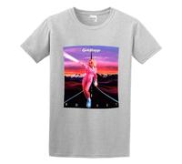 LUSHAOJIANG Goldfrapp Rocket Mens Gray T-Shirt M