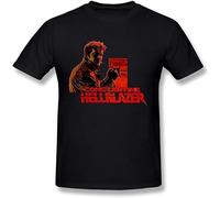 LUSHAOJIANG Gone But Not Forgotten Hellblazer Mens T-Shirt Black Tees Unisex Shirt M