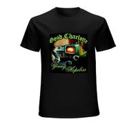 LUSHAOJIANG Good Charlotte Young & Hopeless Mens T-Shirt Black Tees Unisex Shirt XXL