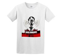 LUSHAOJIANG Good Riddance Tape Band Mens T-Shirt White Tees Unisex Shirt XL