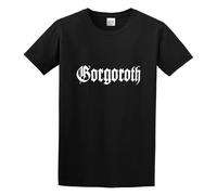 LUSHAOJIANG Gorgoroth True Etal Mens T-Shirt Black Tees Unisex Shirt M