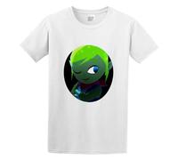 LUSHAOJIANG LeafyIsHere Logo Mens T-Shirt White Tees Unisex Shirt S