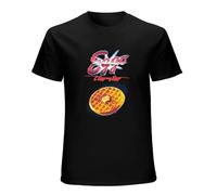 LUSHAOJIANG L'Eggo My Eggo Waffle Mens T-Shirt Black Tees Unisex Shirt L