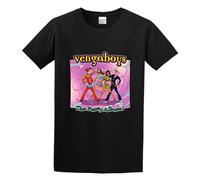 LUSHAOJIANG Vengaboys The Party Album Tour Soundtrack Graphic Mens T-Shirt Black Tees Unisex Shirt S