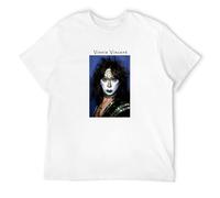 LUSHAOJIANG Vinnie Vincent Mens T-Shirt White Tees Unisex Shirt S