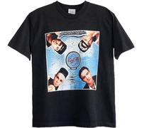 LUSHAOJIANG Vintage East 17 Steam Boy UK Tour Music Band Mens T-Shirt Black Tees Unisex Shirt L