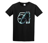 LUSHAOJIANG Vintage Studio 54 Disco Mens T-Shirt Black Tees Unisex Shirt 3XL