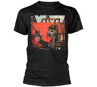 LUSHAOJIANG Voivod War & Pain Mens T-Shirt Black Tees Unisex Shirt L