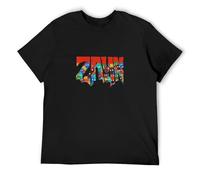 LUSHAOJIANG Zayn Malik Nil Faces Mens T-Shirt Black Tees Unisex Shirt L