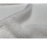 LushFabric Boucle - Tela de tapicería para decoración del hogar, cojín de lana suave, 145 cm, color crema