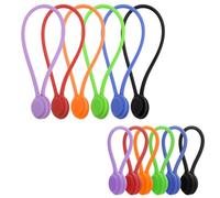 Lusofie 12 Piezas Bridas Magnéticas para Cables Bridas Reutilizables Silicona Bridas para Atar y Organizar Cables Organizadores de Cables para Oficina Escuela Hogar (6 Largos y 6 Cortos)