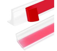 Lusofie Umbral de Ducha de 39 Pulgadas, Barrera Impermeable de Silicona Autoadhesiva, Protector de Agua a Prueba de Fugas, Instalación Fácil para Duchas, Bañeras, Fregaderos y Encimeras