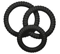 Lust 3 Anillos Black Pene Pene Anillo