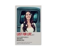 Lust for Life-Lana Del Rey- Lienzo de pintura al óleo impermeable y resistente a las manchas, adecuado para cualquier estilo decorativo de dormitorio, sala de estar, oficina, estilo sin marco, 50 x 75