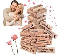 Lust Tower - Juego para adultos, juego de torre de bloques súper traviesos, juego de bloques apilables de torre de San Valentín, juegos de parejas para adultos, bloques de pasión, juego de bloques de