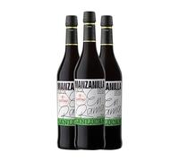 Lustau 3 En Rama Palomino Fino Manzanilla-Sanlúcar de Barrameda Botella Medium 50 cl Vino generoso (Caja de 3 Botella Medium de 50 cl)