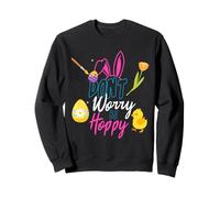 Lustig Cool Hase Küken Geschenk Spruch no te Preocupes, sé lúpulo Sudadera