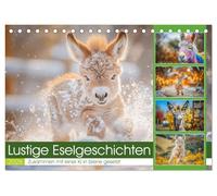 Lustige Eselgeschichten (Tischkalender 2026 DIN A5 quer), CALVENDO Monatskalender: Von ihren eigenwilligen Charakterzügen bis hin zu ihren lustigen ... Begleiter und einer Quelle der Freude macht.