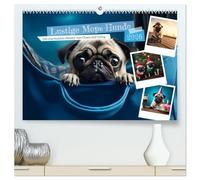 Lustige Mops-Hunde: Die charmanten Meister von Chaos und Unfug (hochwertiger Premium Wandkalender 2026 DIN A2 quer), Kunstdruck in Hochglanz: Möpse: Weil jeder Tag ein bisschen Quatsch braucht