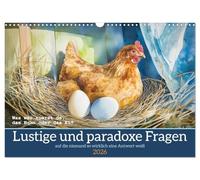 Lustige und paradoxe Fragen (Wandkalender 2026 DIN A3 quer), CALVENDO Monatskalender: auf die niemand so wirklich eine Antwort weiß