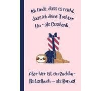 Lustiges Muttertagsgeschenk für Mama von der Tochter: Sudoku-Rätselbuch